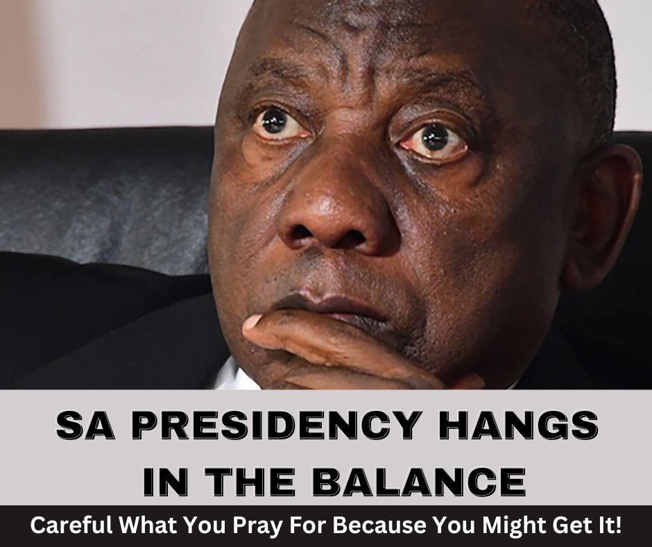 SA PREDICENCY HANGS IN THE BALANCE