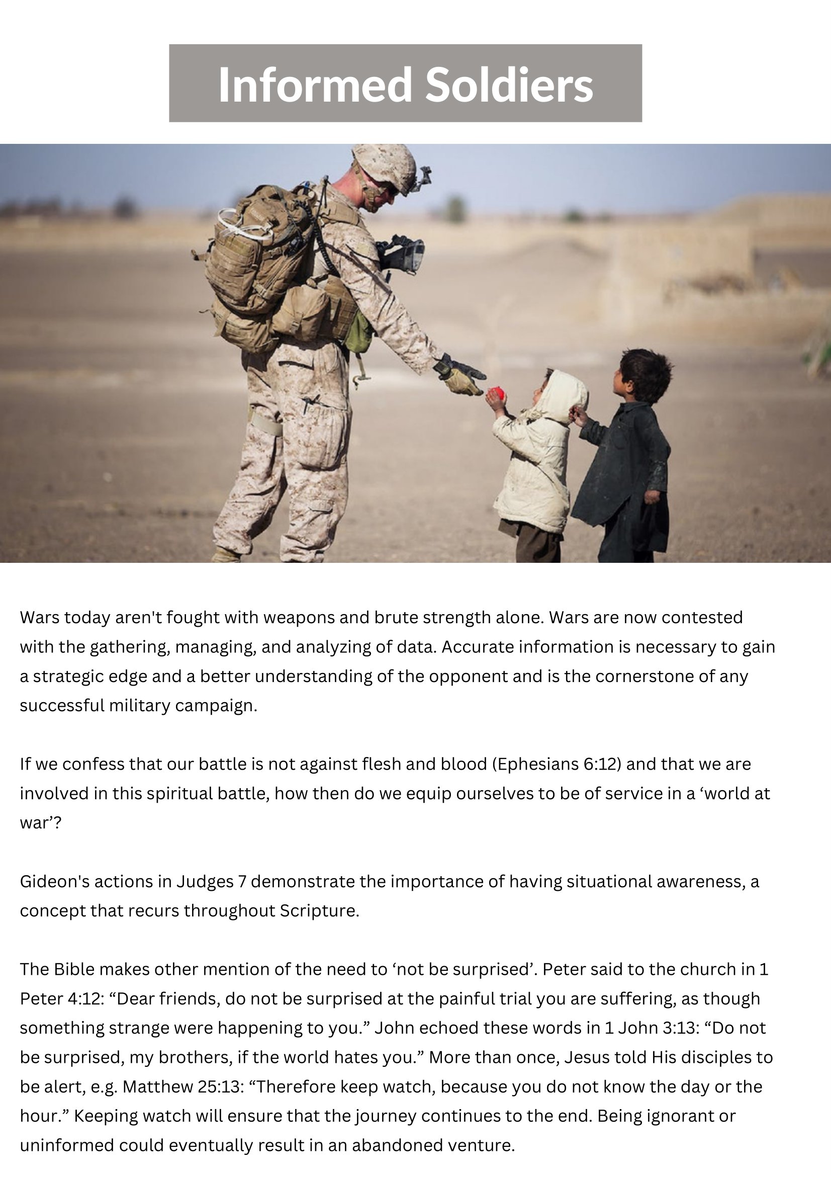 Becoming an Informed Strategist for Christ-4